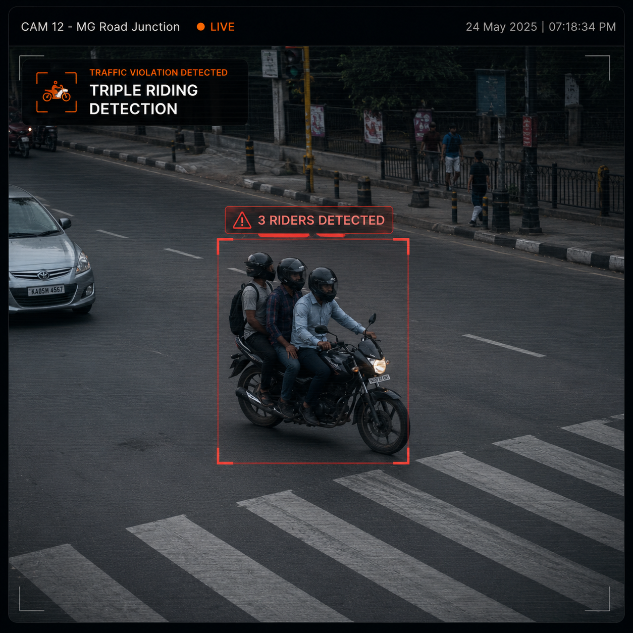 Triple Riding Detection